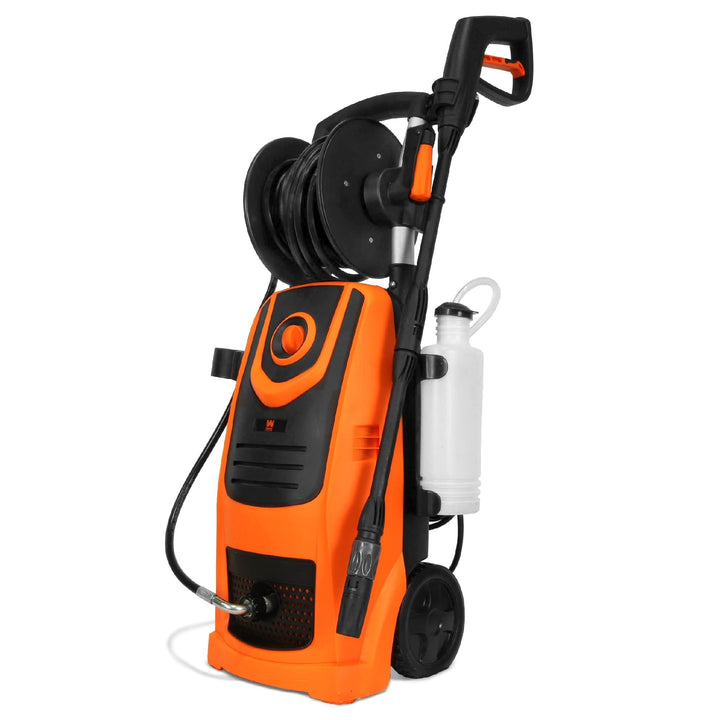 WEN 2100 PSI 1.3 GPM 13.5 Amp Electric Pressure Washer with Variable Flow Power and Hose Reel
