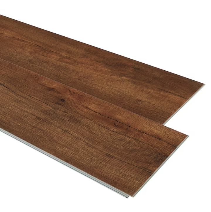 Pergo DuraCraft +WetProtect Cask Aged Oak 20-mil x 7-1/2-in W x 47-in L Waterproof Interlocking Luxury Vinyl Plank Flooring