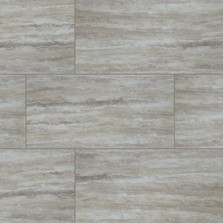 MS International Pietra Venata Gray 12 x 12 Porcelain Mosaic Tile