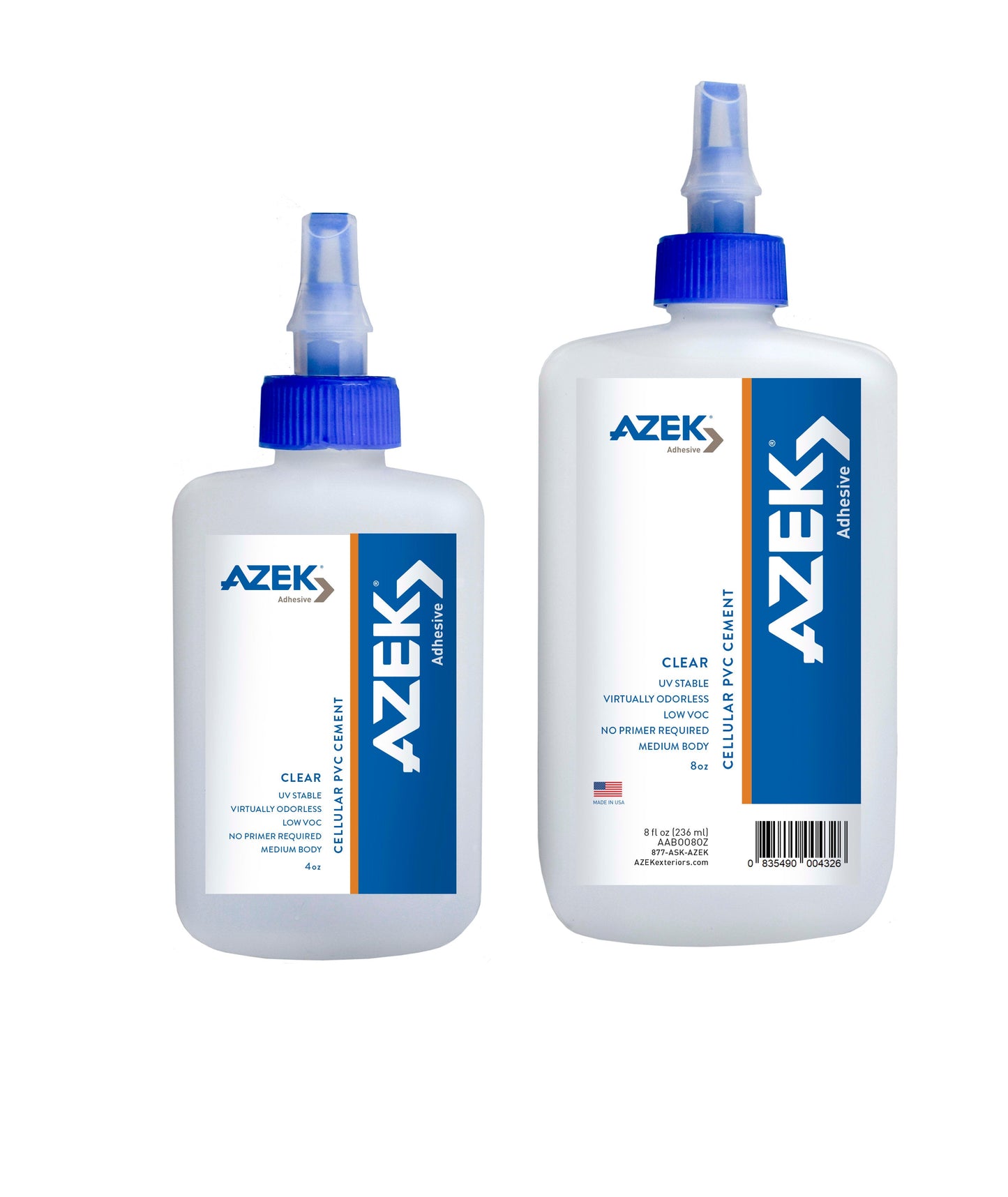 AZEK Adhesive In Plastic Squeeze Bottle 8 oz