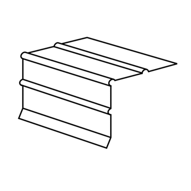 TopShield Aluminum CS4 Drip Edge 30 White 2" x 2" .019
