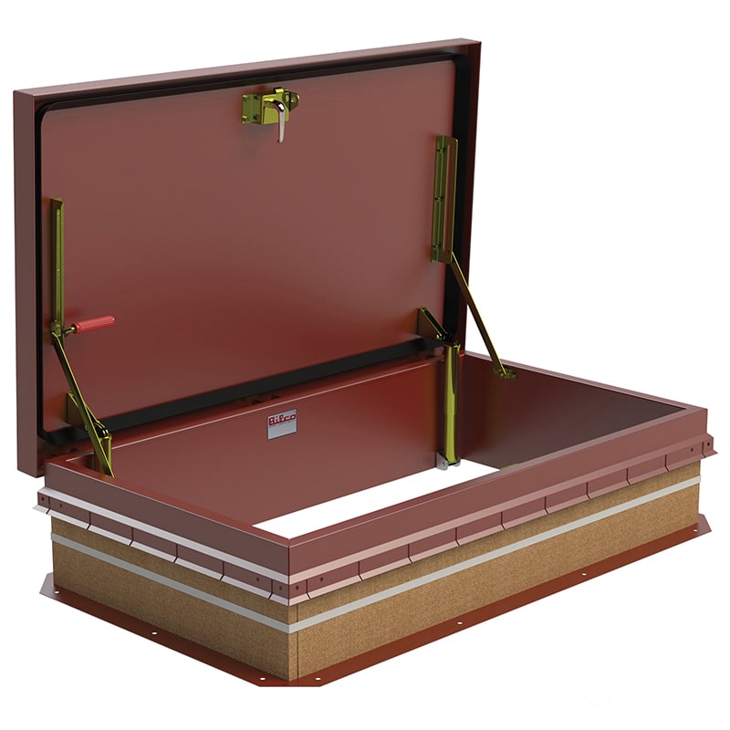 Bilco Type F Steel Roof Hatch-Equipment Access 48" x 48" F-40