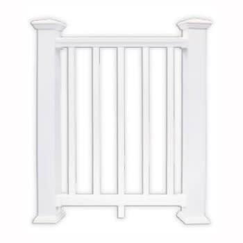 Fairway Landmarke V110 Vinyl Level Rail Kit White 6' x 42"