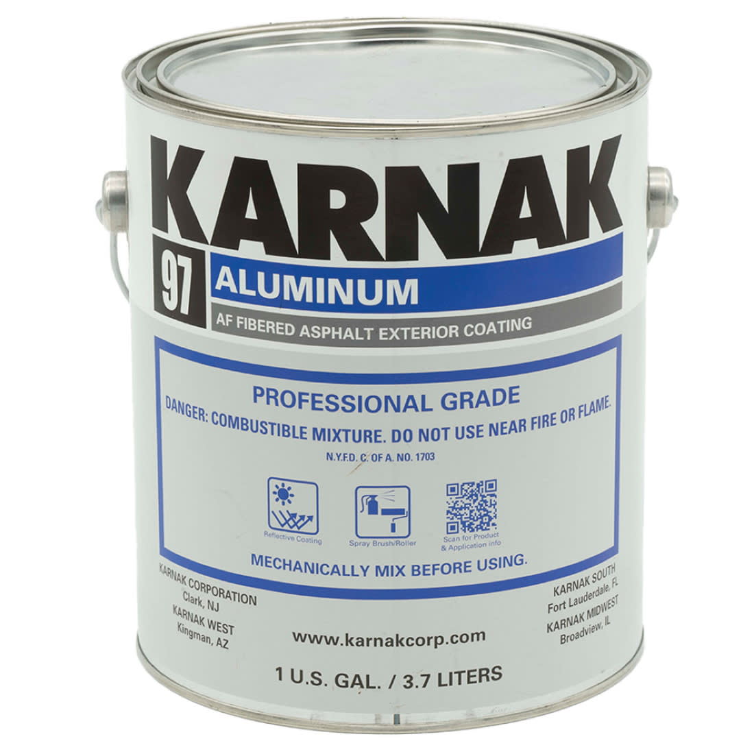 Karnak 97AF Fibered Aluminum Coating 5 gal