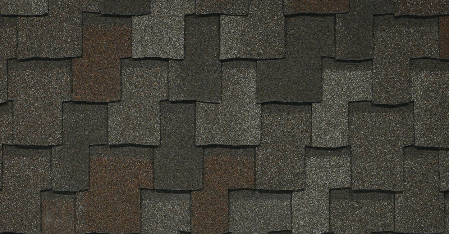 IKO Armourshake Class 3 IR AR Shingles Chalet Wood
