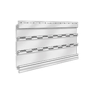 Exterior Portfolio Vinyl Beaded 6" Soffit Vented 01 Aspen White