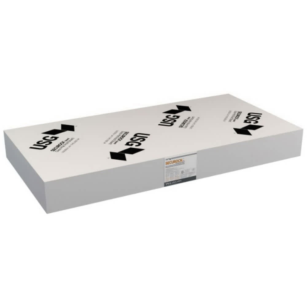 USG SECUROCK Coated Ultralight Glass-Matt Roof Board 1/2" x 4' x 8'