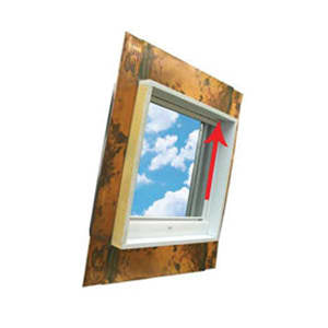 VELUX Pan Flashed QVT Manual Vent Copper Skylight Tempered 2230