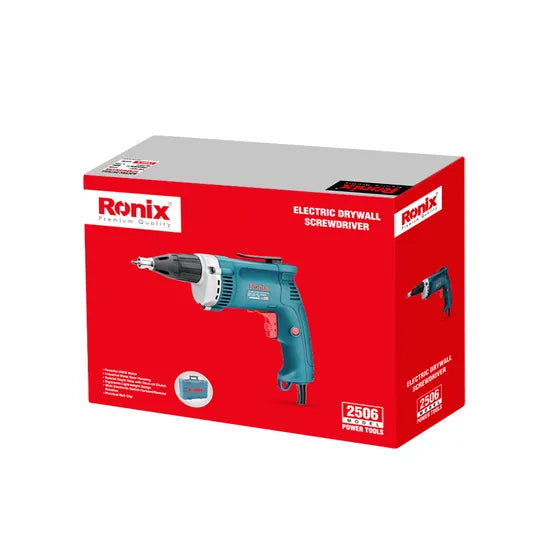 Ronix 2506 Rechargeable Screwdriver with Flexible Extension Shaft for Routine Household Tasks Power Drywall Screwdriver