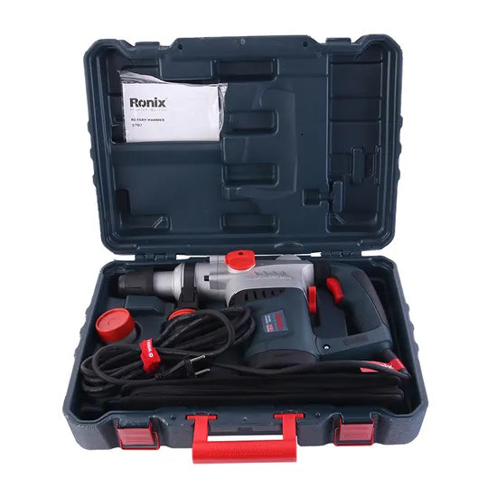 Ronix 2707 36mm Rotary Hammer Drill Corded Drills Heavy Duty Chipping Hammers Vibration Control Safety Clutch Electric Hammer