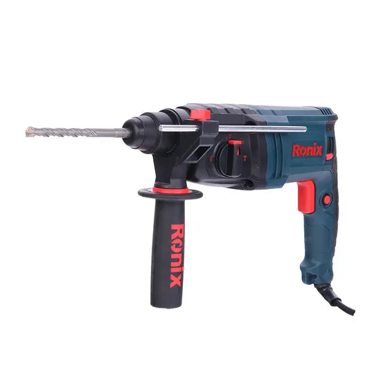 Ronix 2724 Model 1700rpm Heavy Duty Rotary Hammer Drill Safety Clutch Vibration Control with Case Rotary Hammer Kit