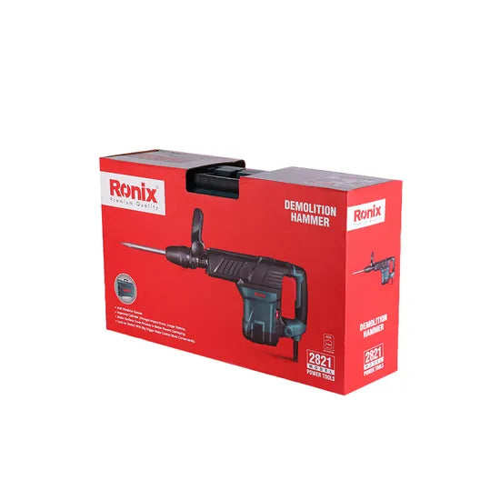 Ronix 2821 Adjustable 360 Degree Fore Handle Provides Greater Operator Contron Electric Hammer Demolition