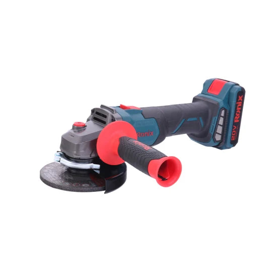 Ronix 8901 Cordless Angle Grinder Mini 20V Battery Brushless Power Motor 8500rpm Electric Grinding Tool Brushless Grinder