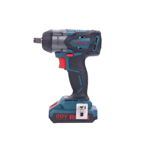 Ronix 8907 Cordless Impact Wrench Impact Wrench Kit Premium Brake Stop Charger Brushless High Torque Impact Wrench