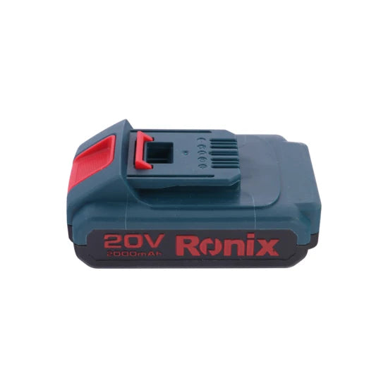 Ronix 8990 2.0ah 20V Power Tools Charger for Cordless Drill Impact Wrench Saw Trimmer Grinder General Use Lithium Battery Pack