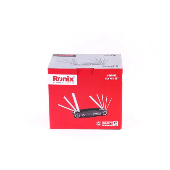 Ronix Hand Tools Model Rh-2020 Different Sizes 1.5-8mm 8PCS Folding Hex Key Wrench Set