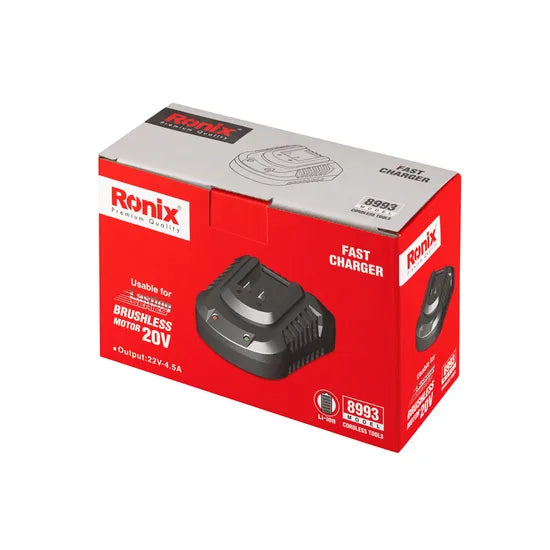 Ronix Model 8993 4A Power Tools Long Life General Charging Rechargeable Li-ion Battery Charger