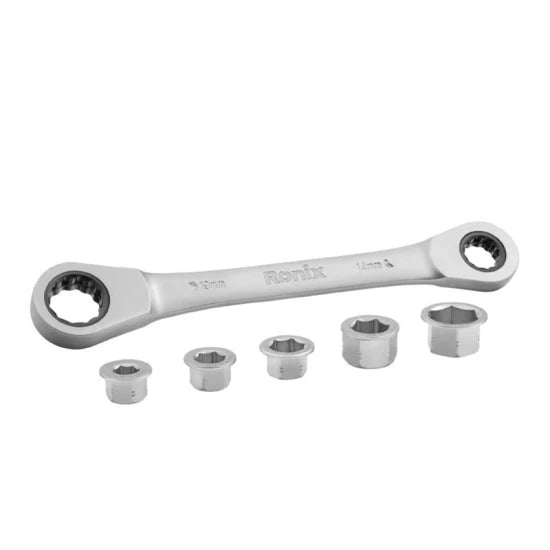 Ronix Rh-2170 One-Way Ratchet Spanner Set 14*19mm Professional Hand Tool Cheap Hand Spanner Tool Set