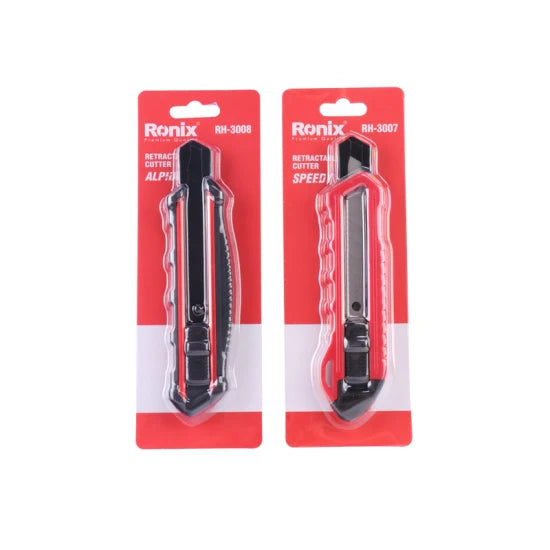 Ronix Rh-3007 Rh-300818mm Sharp Blade Retractable Tactical Knife Mini Paper Cutter Pocket Knife