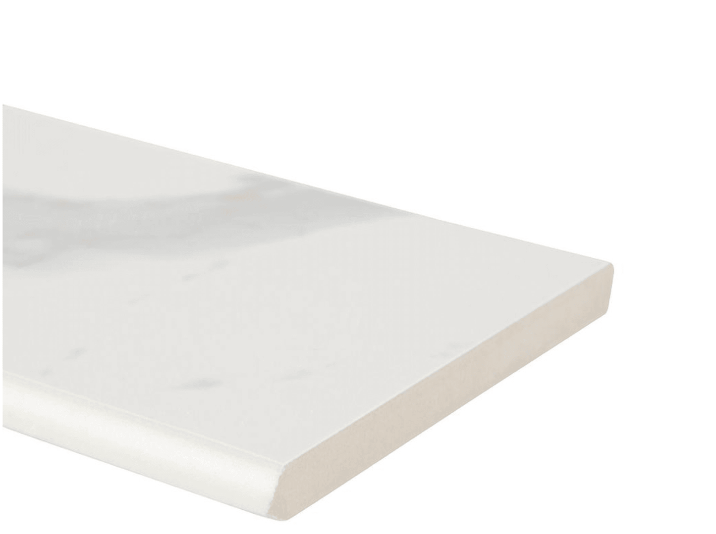 Eden Statuary Bullnose 4 in. x 24 in. Matte Porcelain Wall Tile (20 lin. ft. / case) - Super Arbor