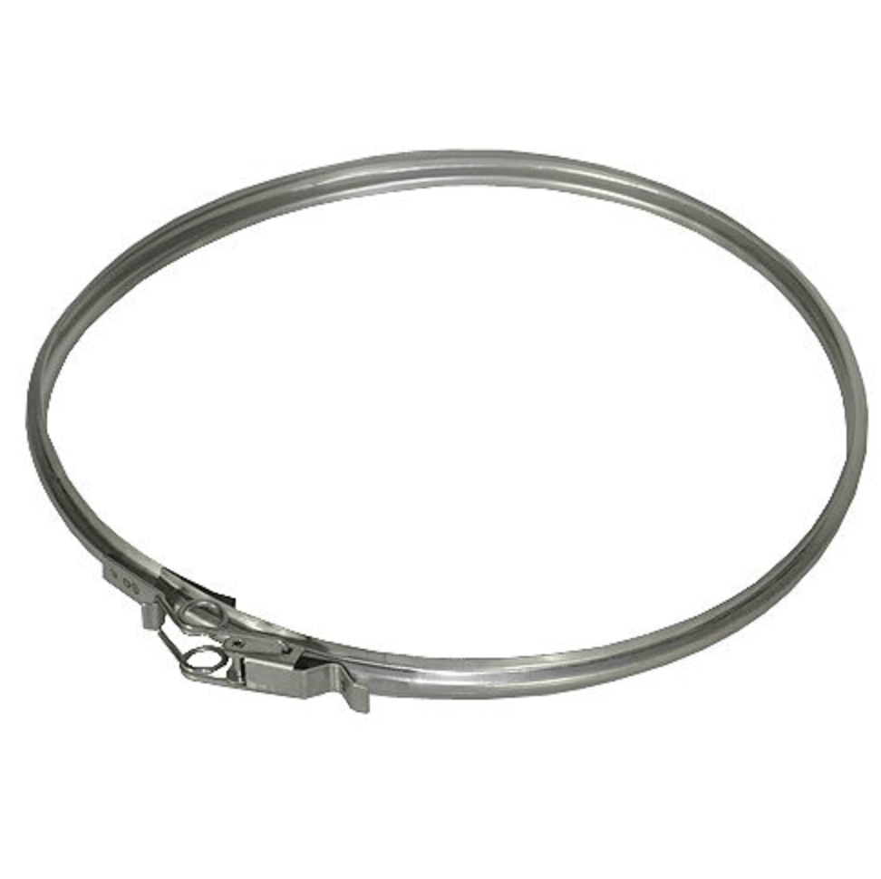 6-Inch Heavy-Duty Chimney Pipe Locking Band image 2