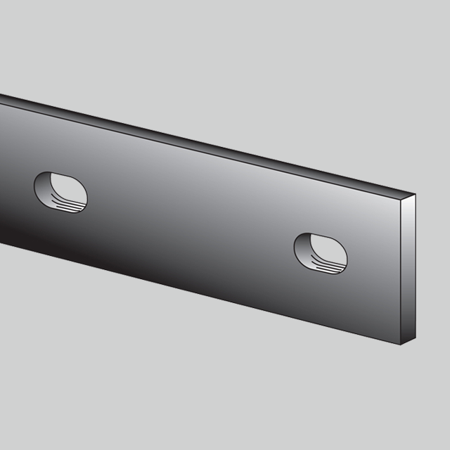 Mule-Hide TB125 Flat Aluminum Termination Bar (0.125 in Thick)