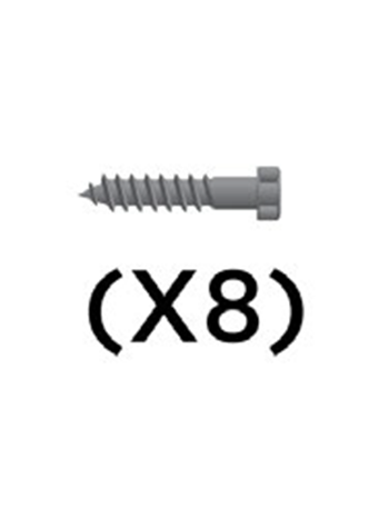 Tesla PW3 Spare Fascia Screw Kit 4" x 4" x 17"