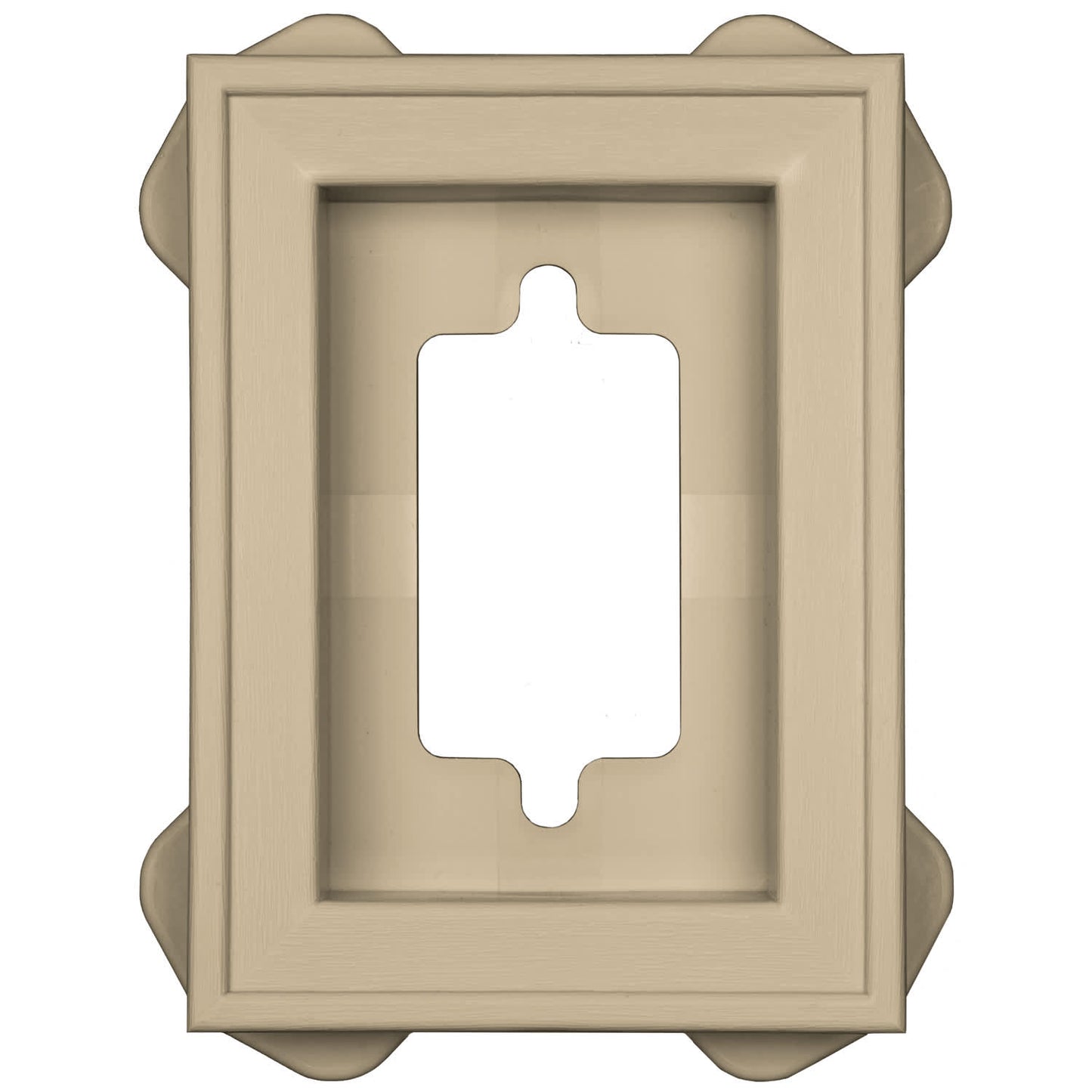 TopShield Recessed Mini Mounting Block 013 Light Almond