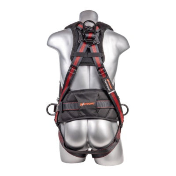 Kapture 5 Point Epic Full Body Harness - 3 D-Rings - QC Chest - Tongue Buckle Legs - Shoulder Pads & Waist Belt - All Sizes image 4