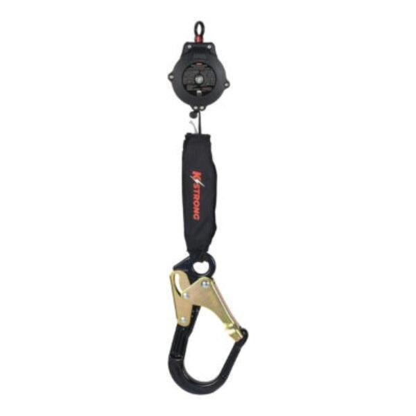 Micron Self Retracting Lifeline - Lrg Aluminum Rebar Hook w/ Steel Gate - 6ft image 6