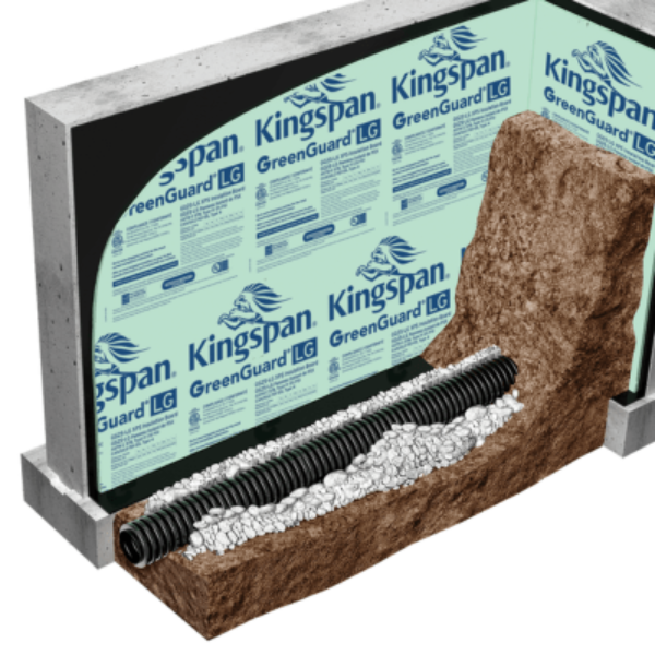Kingspan GreenGuard Insulation Type IV Shiplap Edge 1/2" x 2' x 8'