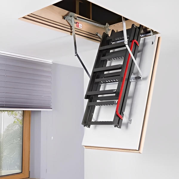 LMF 60 Fire Rated 60 Min Metal Attic Ladder - All Sizes image 3