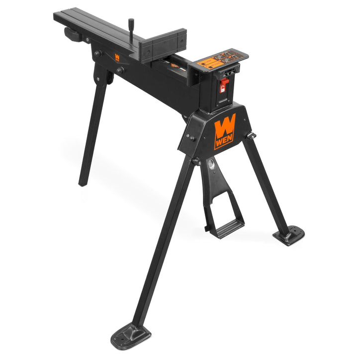 WEN WA601 600 lbs. Capacity Portable Clamping Sawhorse Work Bench with Non-Marring Jaws
