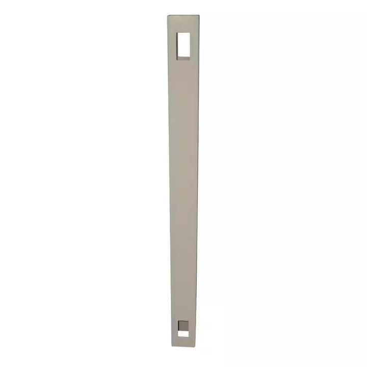 Weatherables 4 in. x 4 in. x 6 ft. Khaki Vinyl Fence Line Post