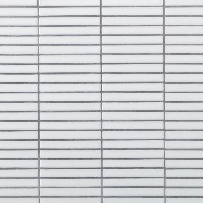 White Stack Porcelain Mosaic