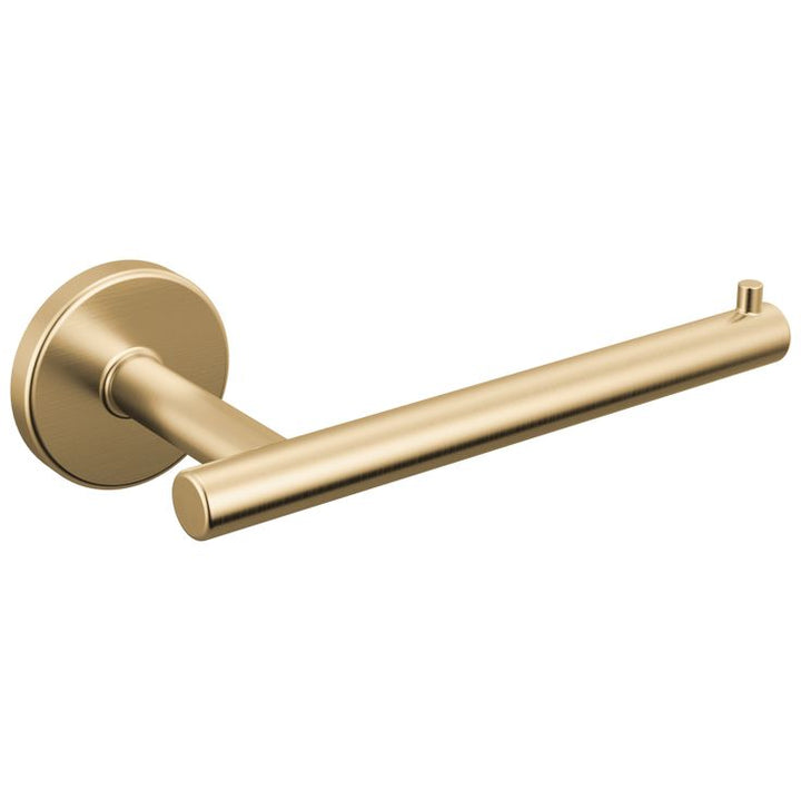 Delta Trinsic Champagne Bronze Surface Mount Single Post Toilet Paper Holder