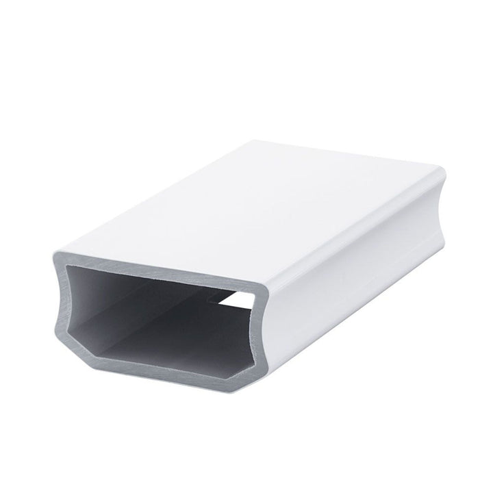 ArmorGuard Enclave 2-3/4 in. x 3 in. x 6 in. White Capped Composite Top Rail Sample by Veranda