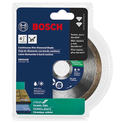 Bosch 10-in Dry Continuous Diamond Saw Blade