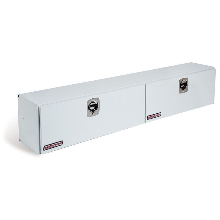 Weather Guard 96.25 White Steel Full Size Top Mount Truck Tool Box - Super Arbor