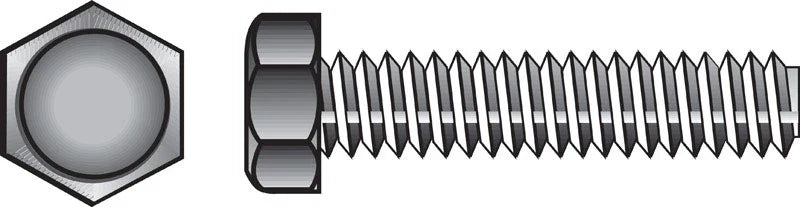 Hillman 3/8 in. Dia x 2 in. Length Zinc-Plated Steel Hex Tap Bolt, 100 Pack