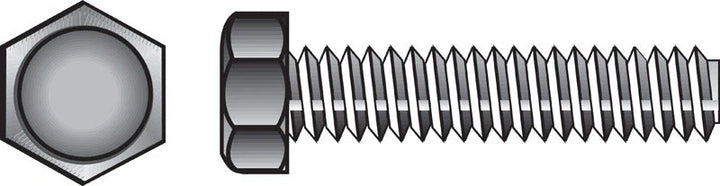 Hillman 3/8 in. Dia x 2 in. Length Zinc-Plated Steel Hex Tap Bolt, 100 Pack