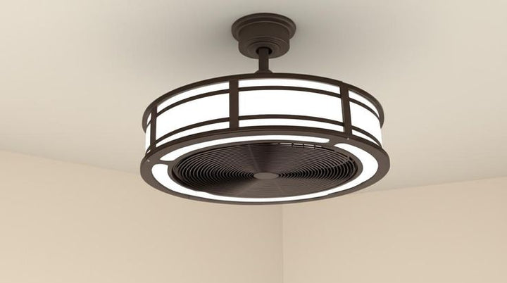 Home Decorators Collection Brette II 23 in. LED Indoor/Outdoor Ceiling Fan