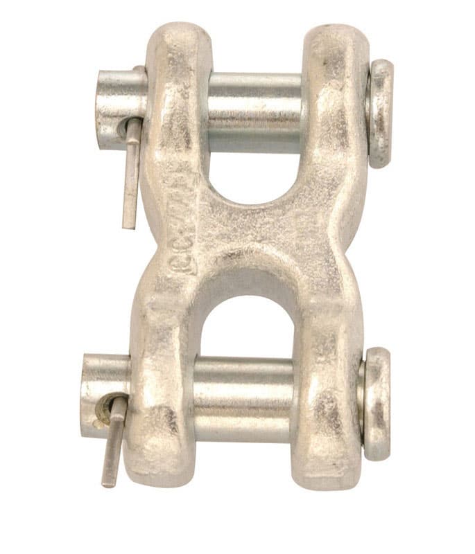 Campbell Zinc-Plated Forged Steel Double Clevis, 5400 lb, 2-27/32 in. Length