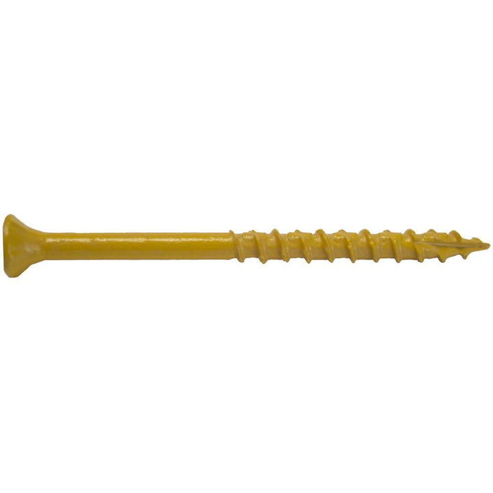 #10 x 3-1/2 in. Star Flat-Head Wood Deck Screws (5 lbs./Pack) - Super Arbor