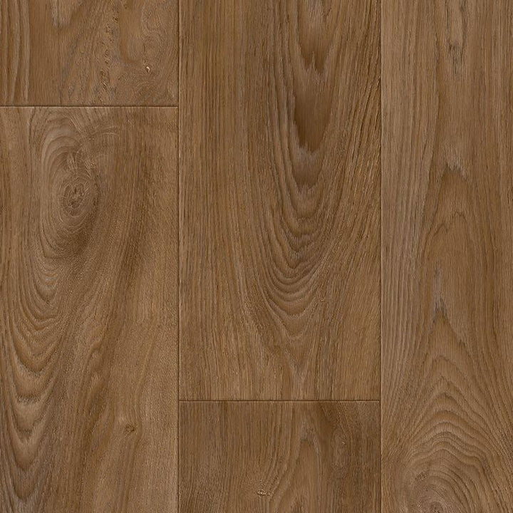 TrafficMASTER Scorched Walnut Natural Residential Vinyl Sheet, Sold by 12 ft. Wide x Custom Length