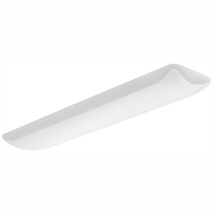 45 -Watt Matte White Integrated LED Flushmount - Super Arbor