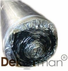 Dekorman 2mm Thickness Silver EVA 2-N-1 Moisture Barrier Foam Underlayment, 200 sqf per roll