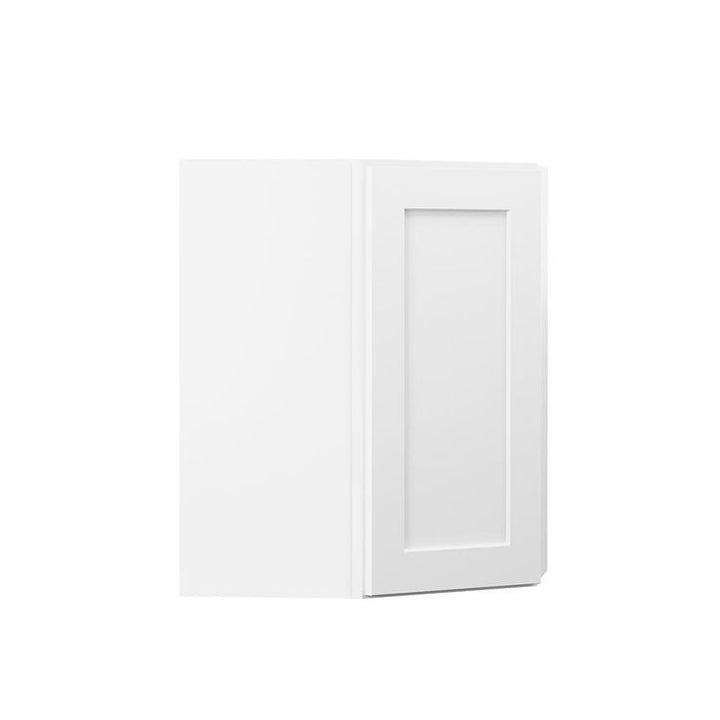 Shaker Ready To Assemble 24 in. W x 30 in. H x 24 in. D Plywood Corner Wall Kitchen Cabinet in Denver White