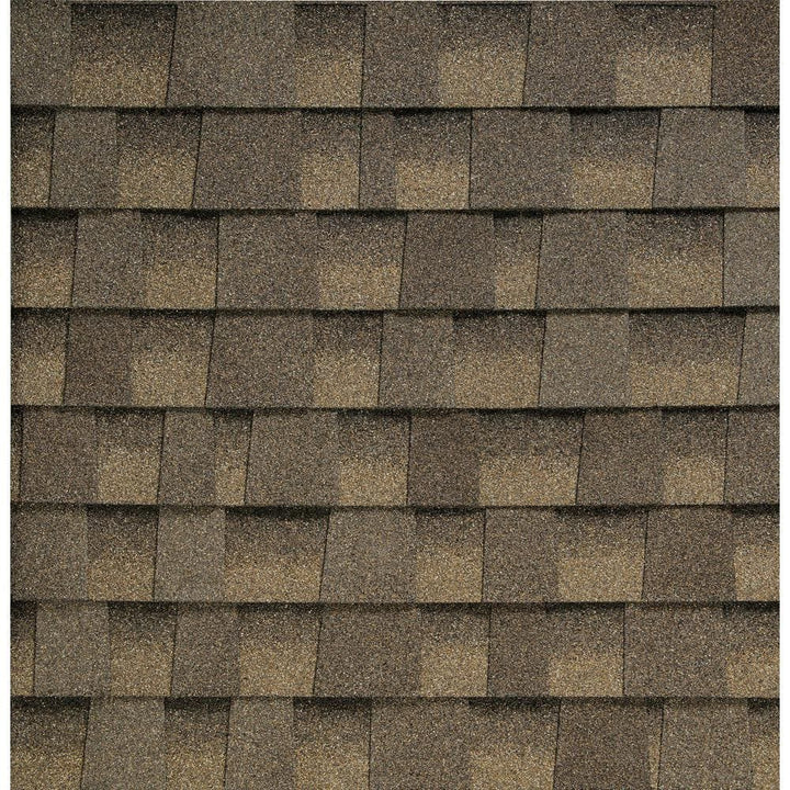 GAF TimberCrest Aged Chestnut Hip and Ridge Cap Shingles - High Profile Design for Critical Roof Areas