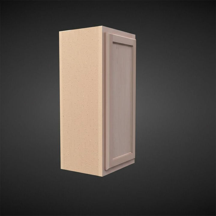 Hampton Bay 15 in. W x 12 in. D x 30 in. H Assembled Wall Kitchen Cabinet in Unfinished with Recessed Panel